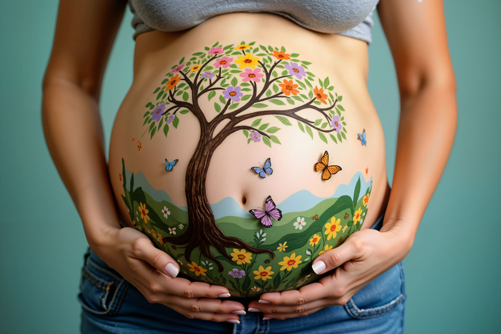 Disfruta del arte del Belly Painting